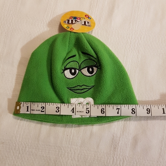 M & M fleece toddler hat, NWT - Picture 4 of 7